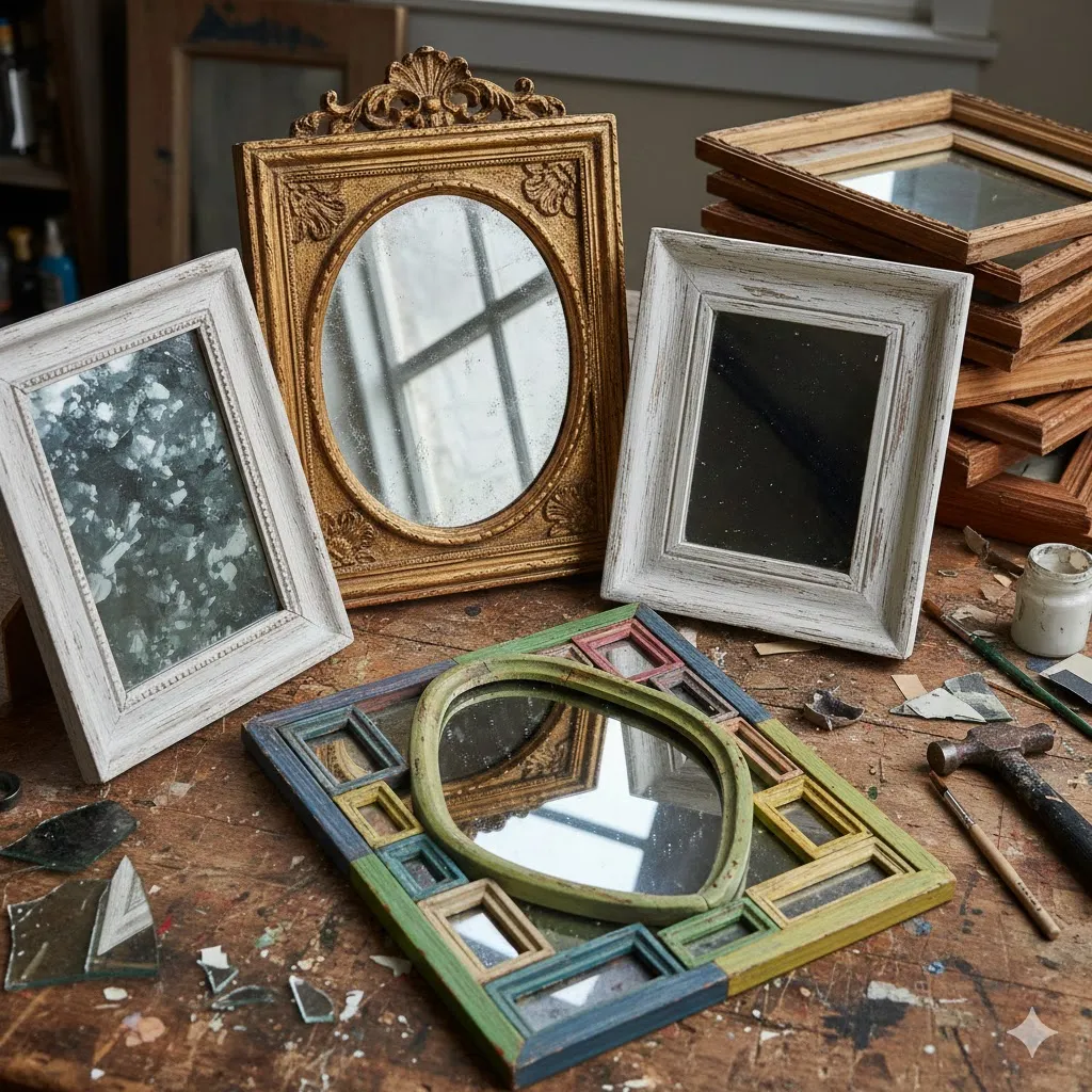 Frame Mirrors Instead of Photos