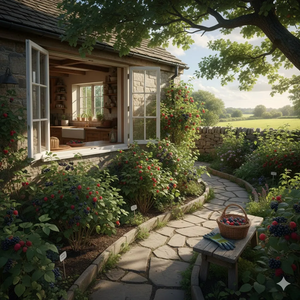 Grow Berries Near the Kitchen