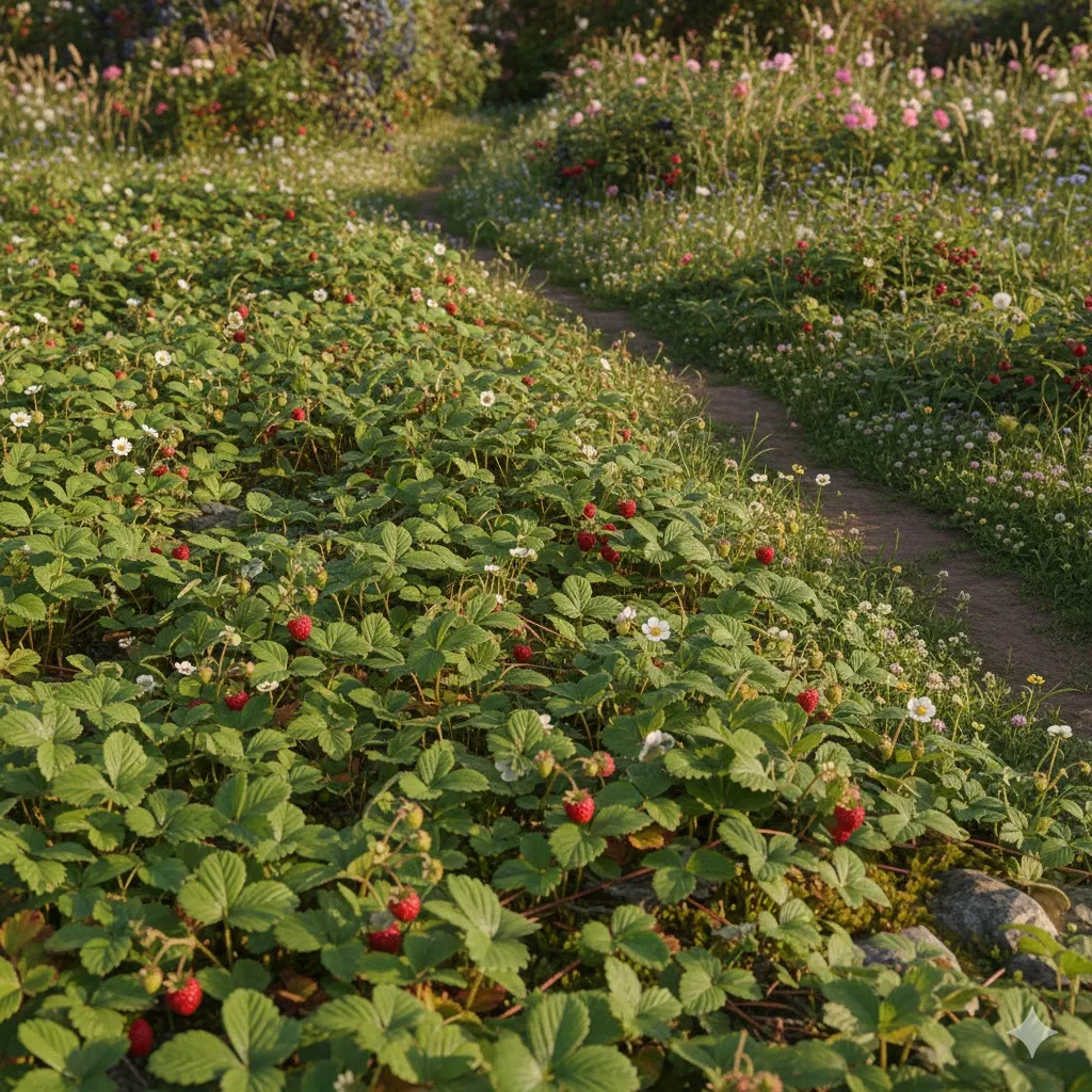 Grow Wild Strawberries as Ground Cover