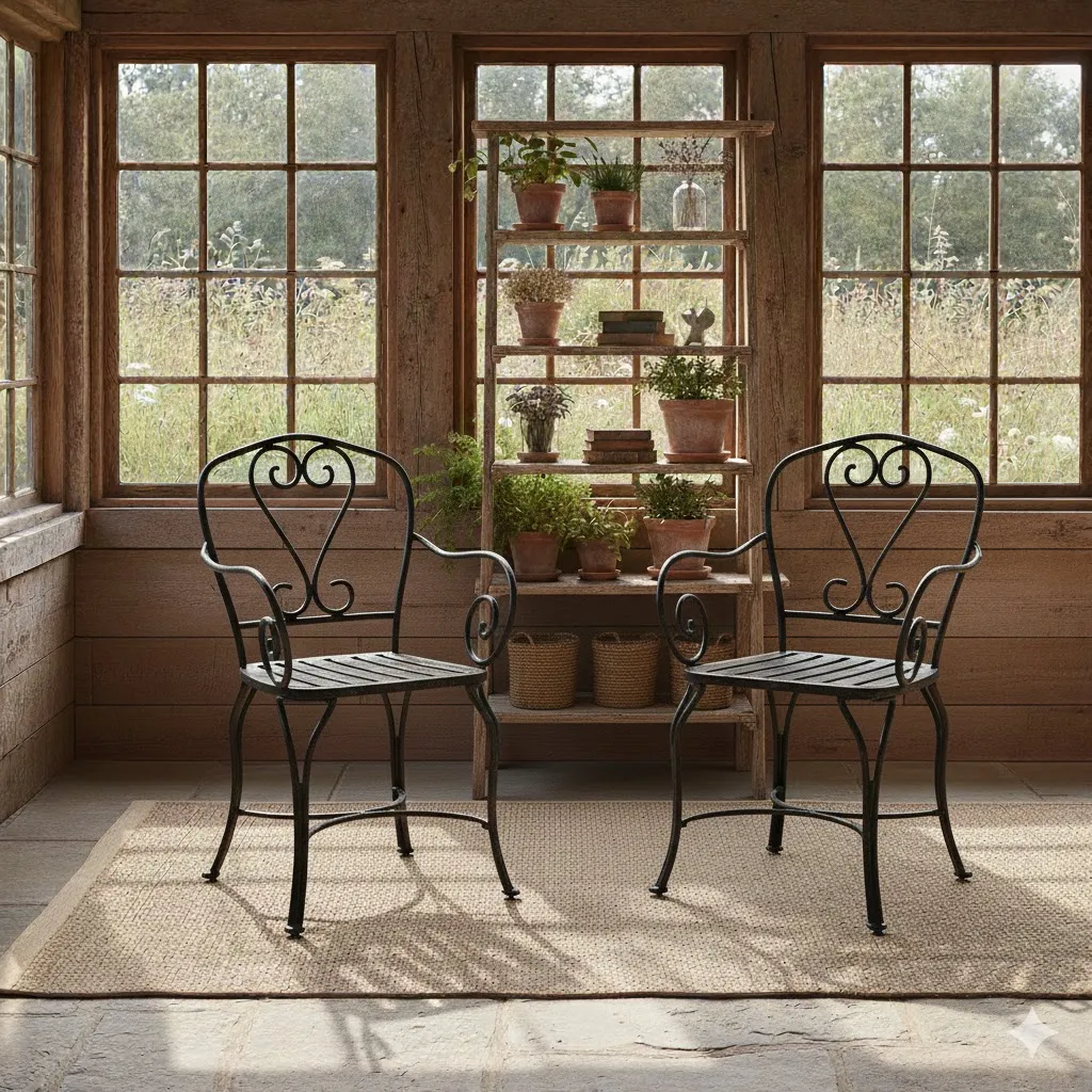 Iron or Metal Accent Chairs