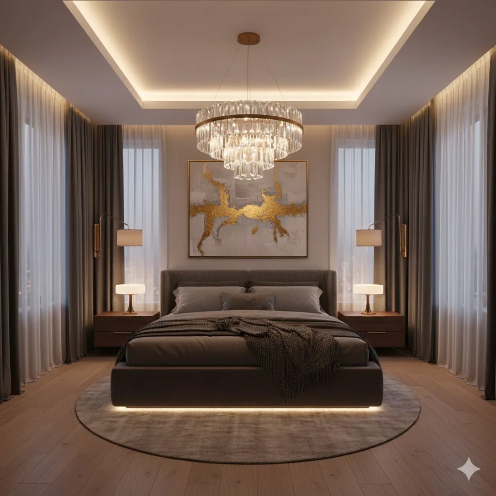 High-End Bedroom Lighting
