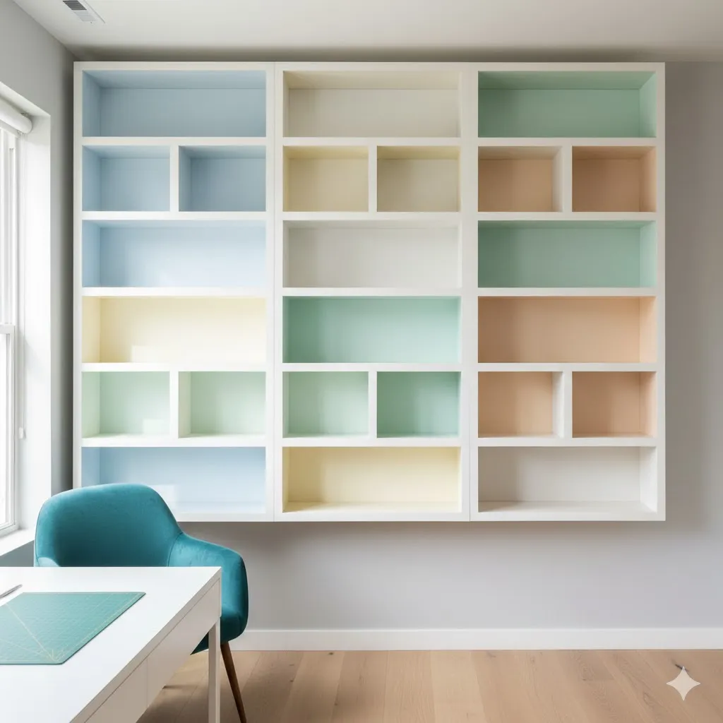 Make a Fabric Display Shelf