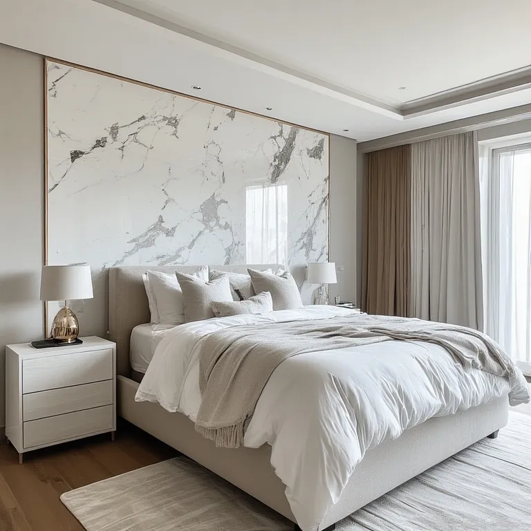 Trending Marble Bedroom