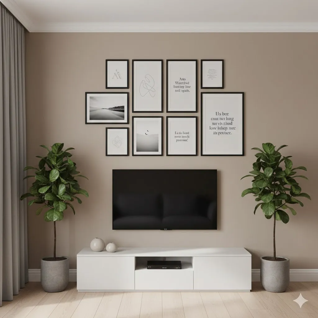 Minimal Gallery Wall