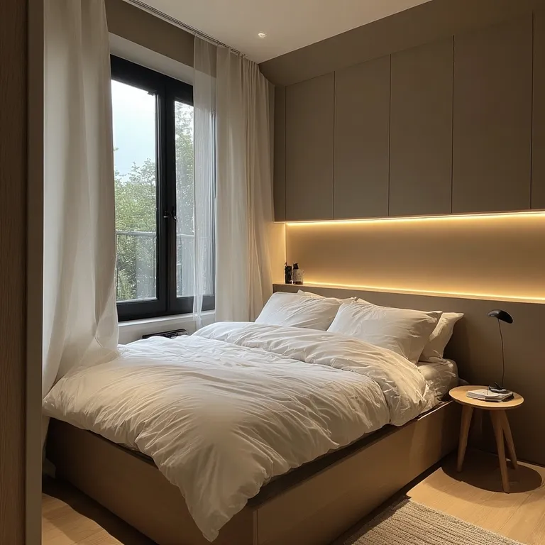 Stylish Loft-Style Small Bedrooms