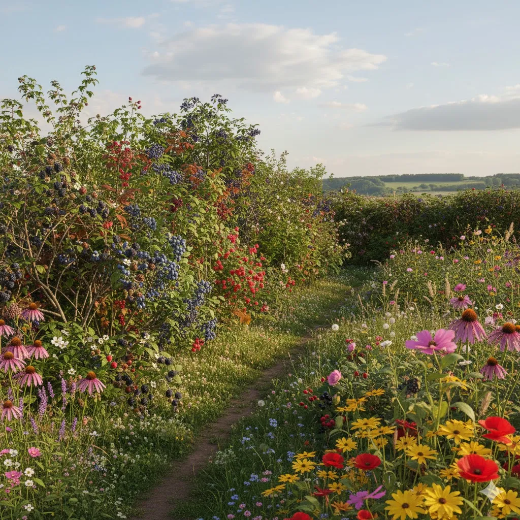 Mix Berries into a Pollinator Garden