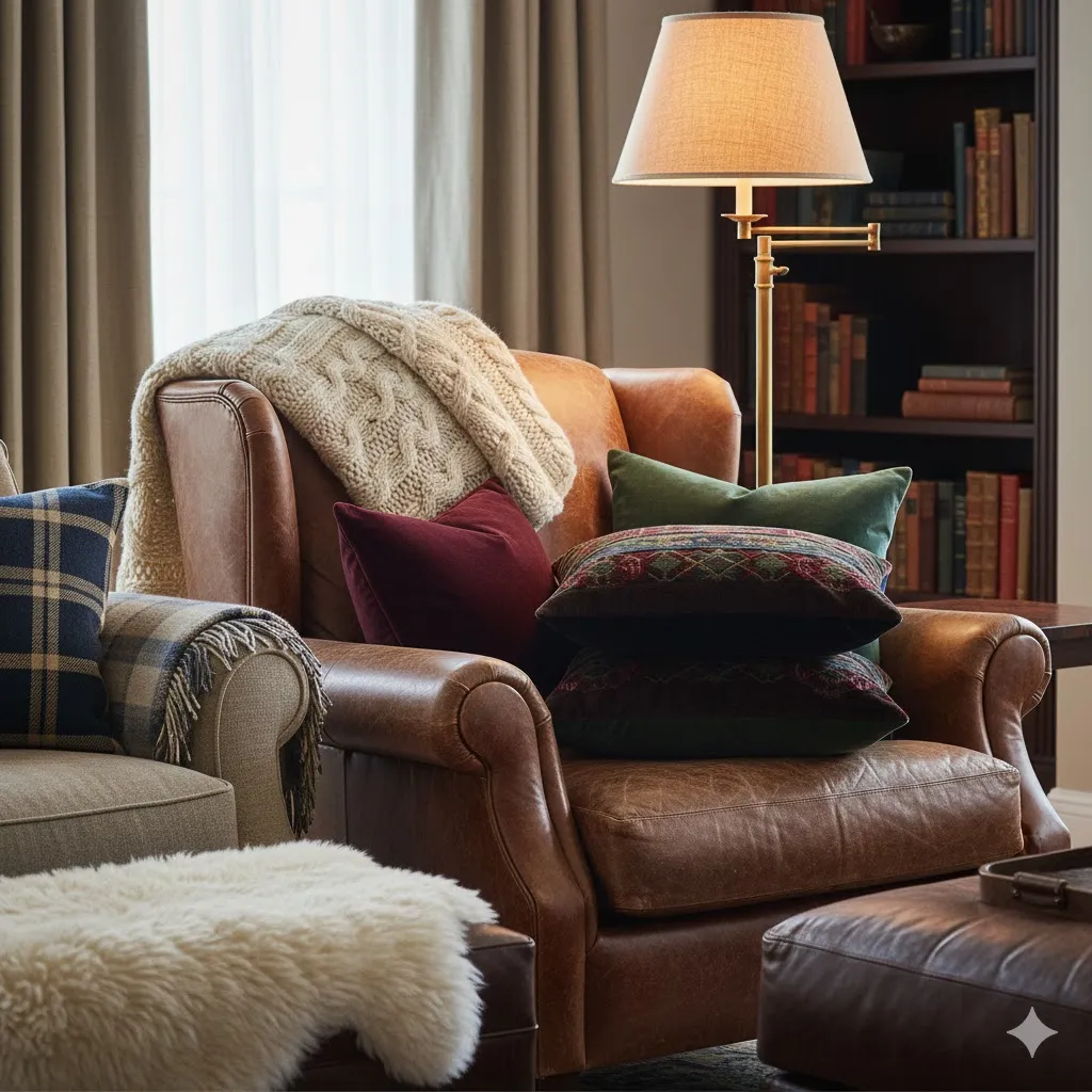 Mix Leather with Soft Fabrics