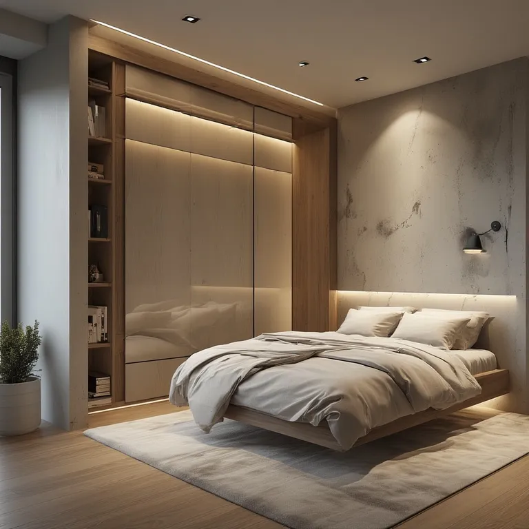 Stylish Loft-Style Small Bedrooms