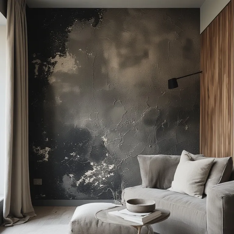 Bold Dark Aesthetic Living Room