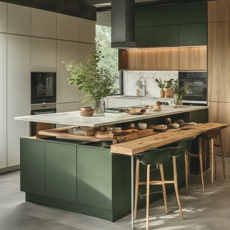 Green Kitchen Remodeling
