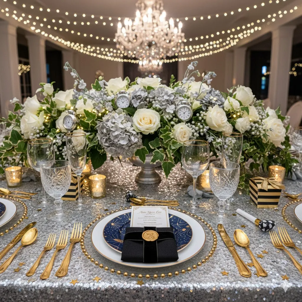 New Years Eve Party Decorations Table