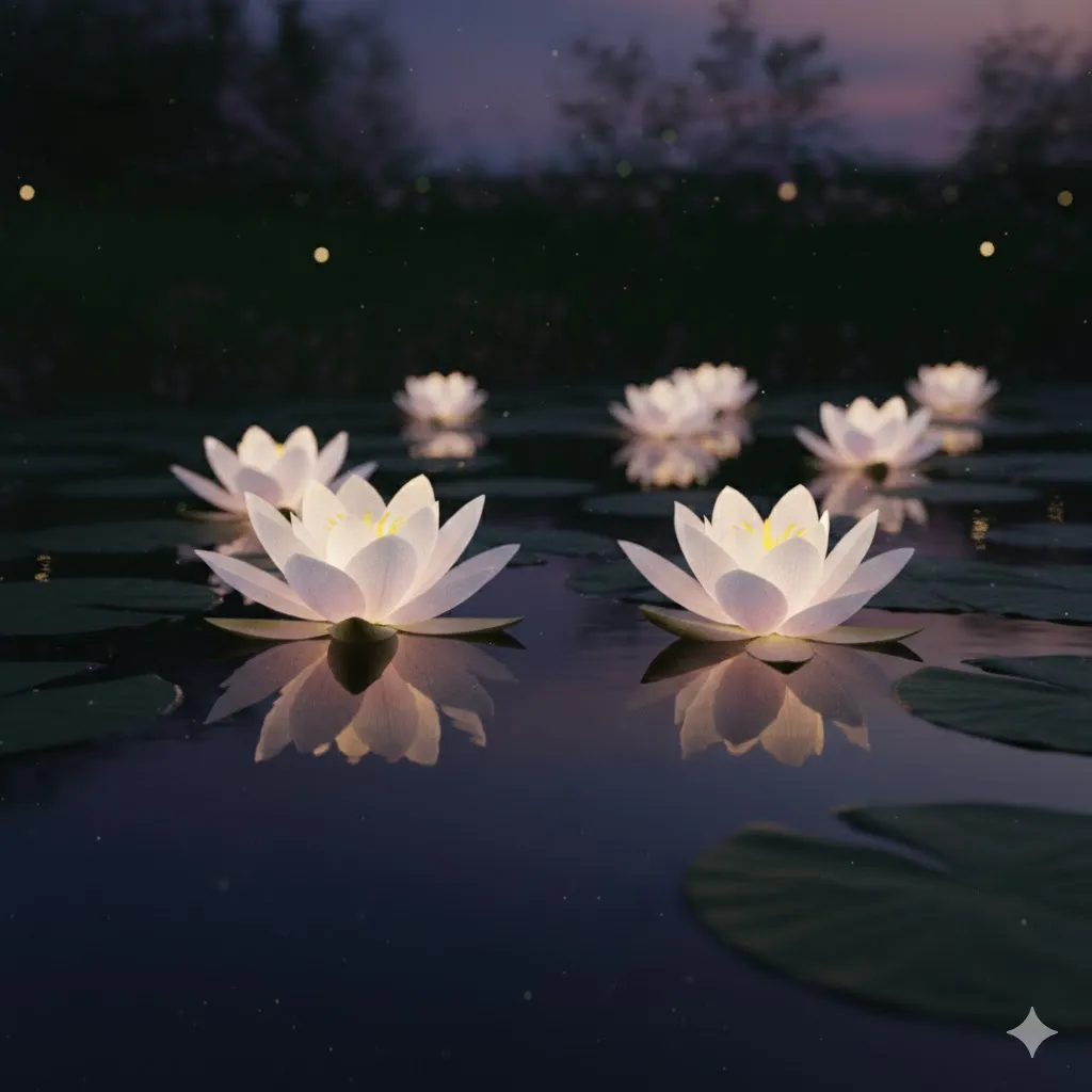 Night Blooming Water Lilies