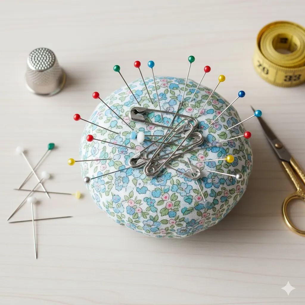 Pin Cushion and Pins