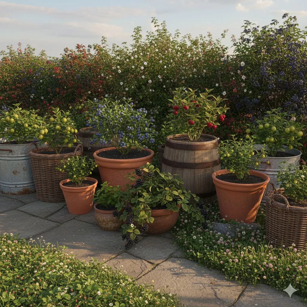 Plant Berries in Containers