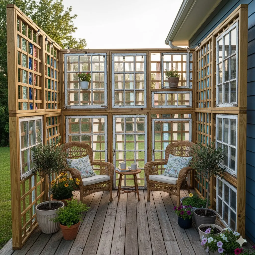 Recycled Window Frames