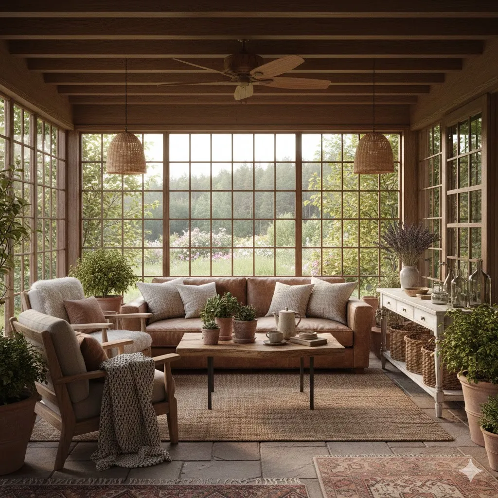 Rustic Sunroom Furniture