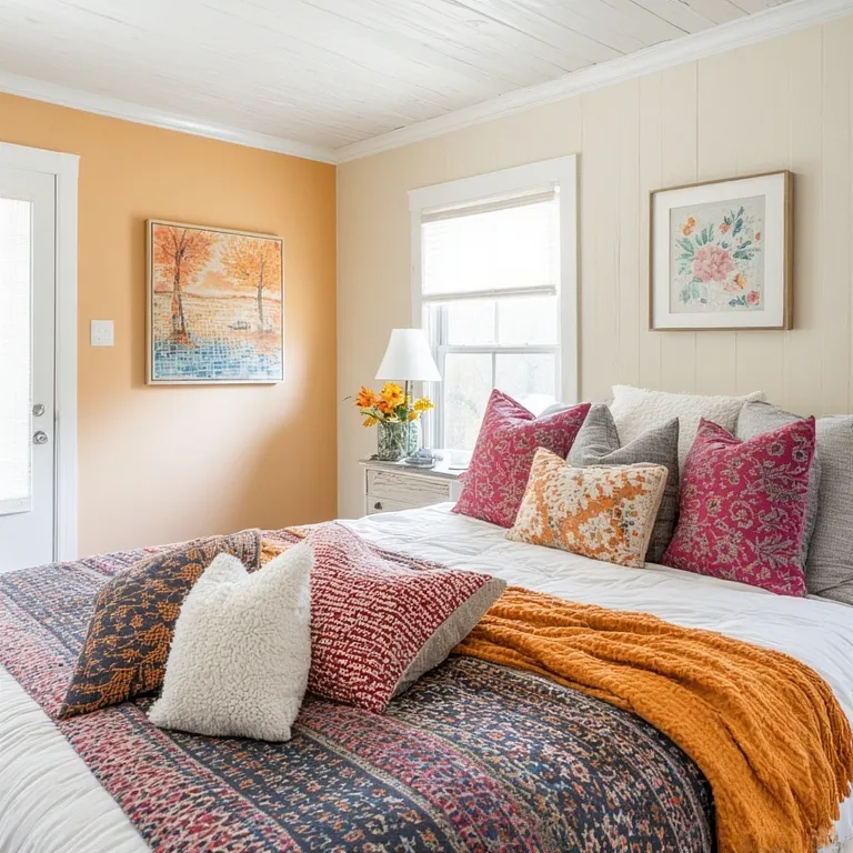 Bright Color Bedroom Décor