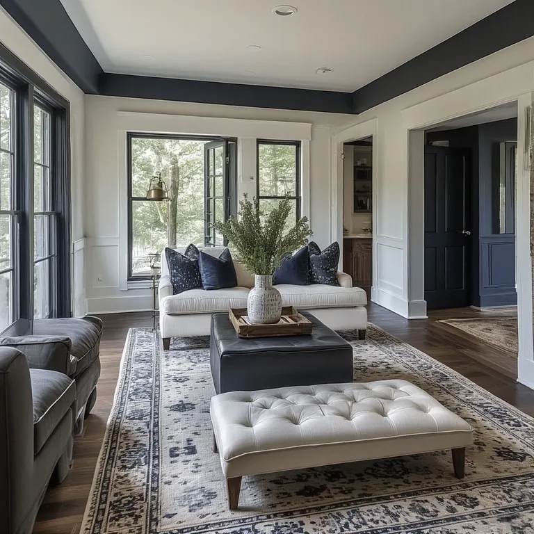 Bold Dark Aesthetic Living Room