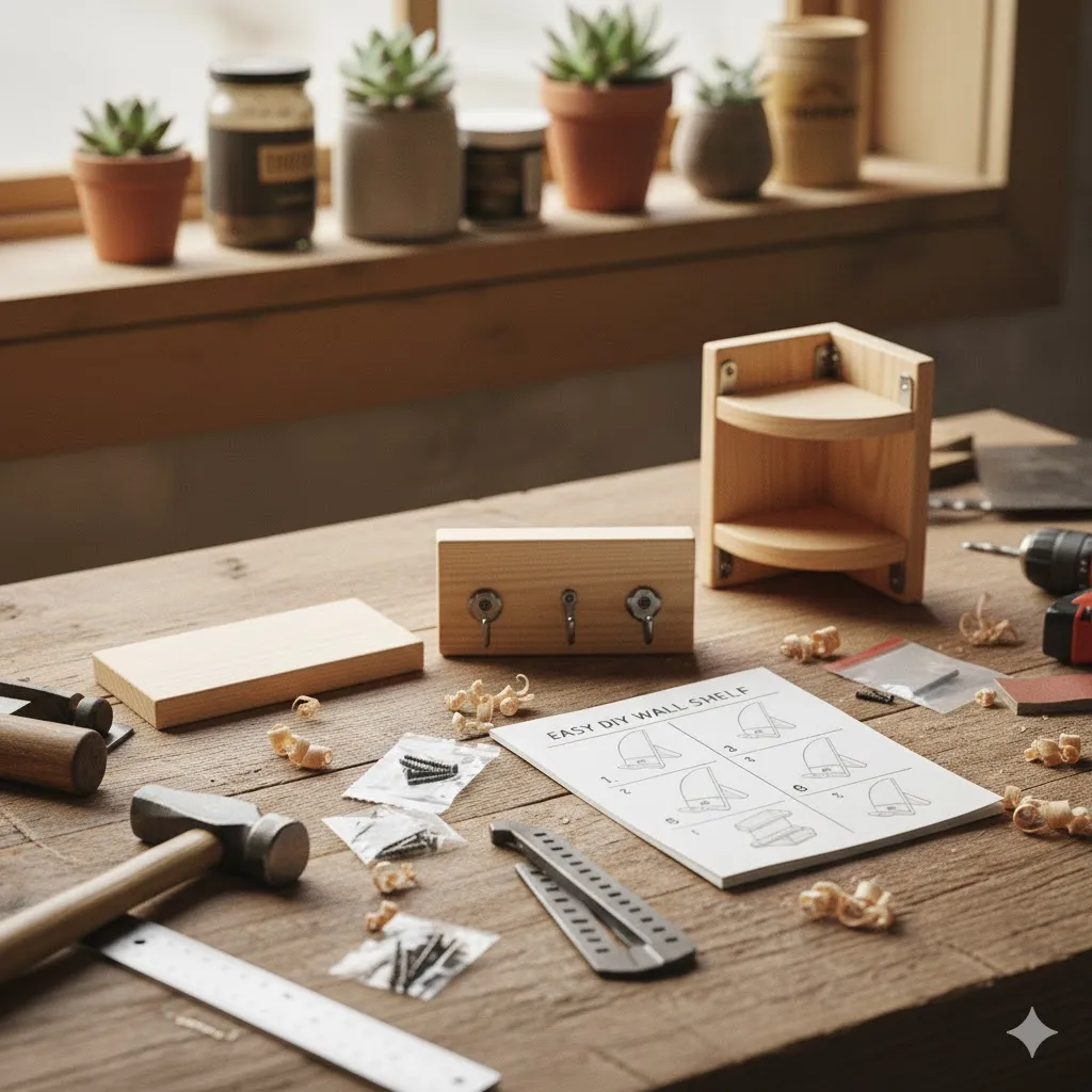 Small Wooden Shelves