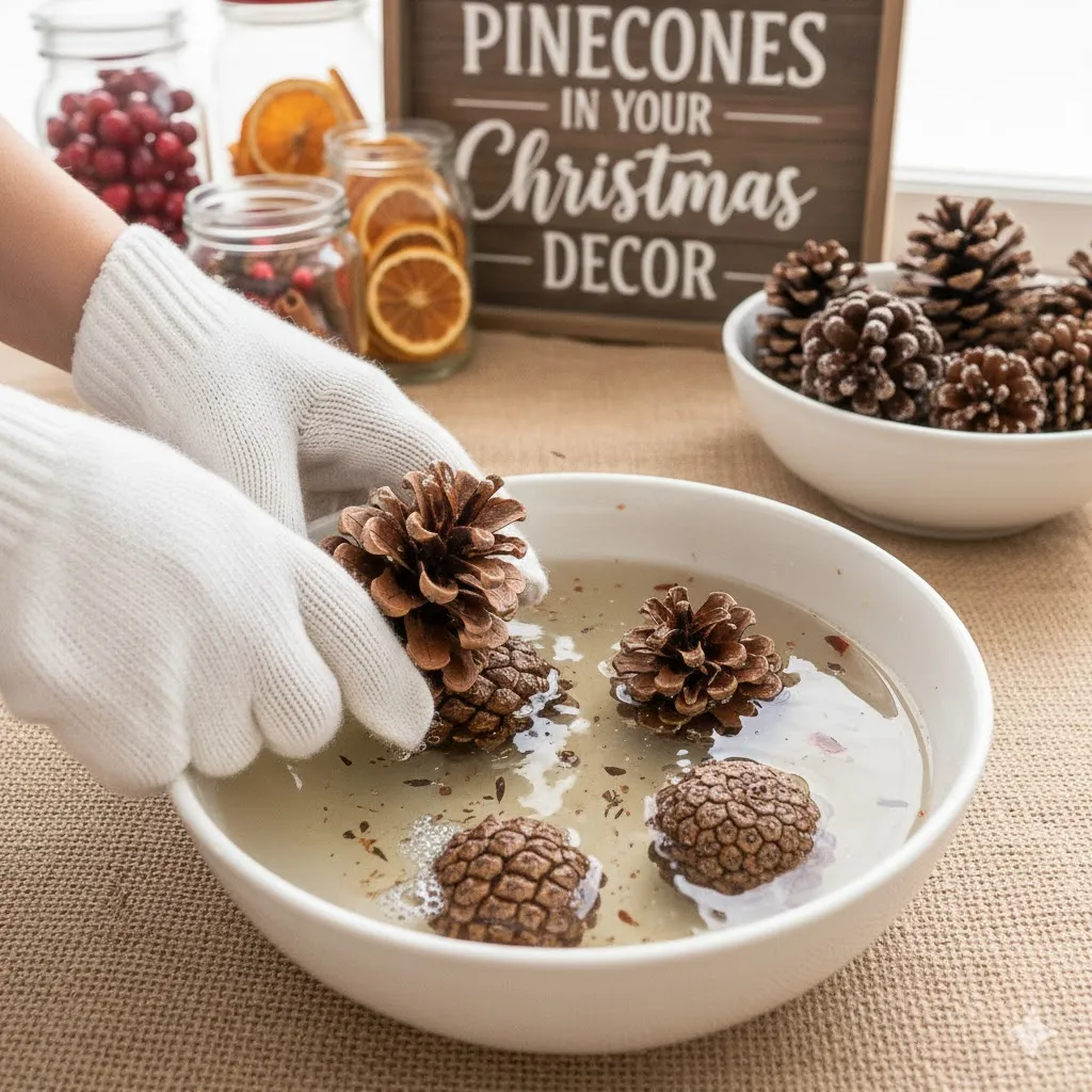 Soak in Warm Water and Vinegar