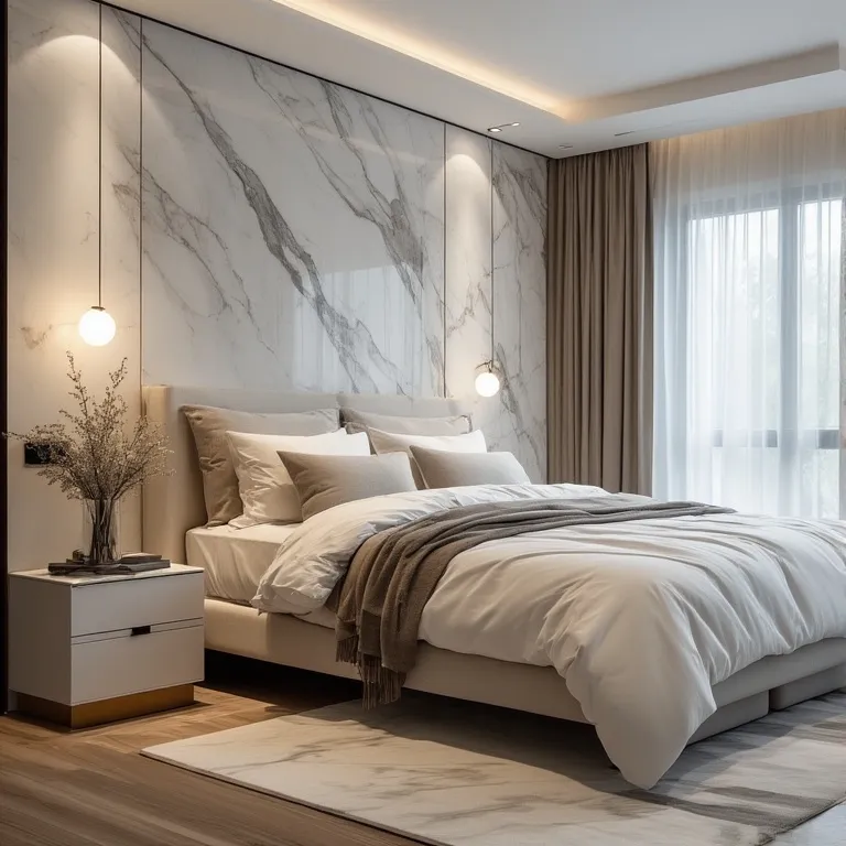Trending Marble Bedroom