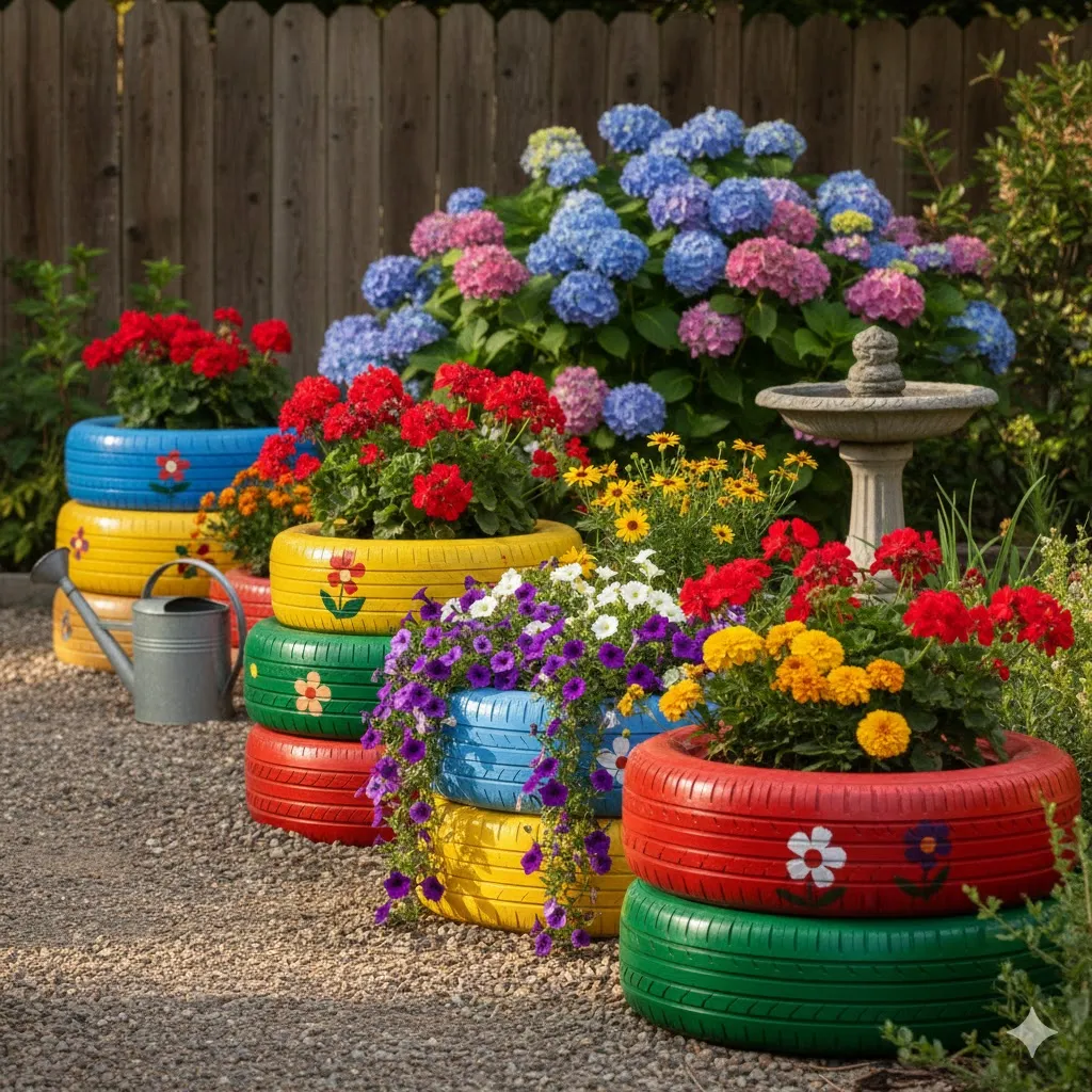 Tire Planters