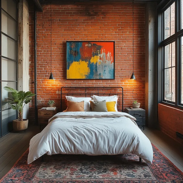 Stylish Loft-Style Small Bedrooms