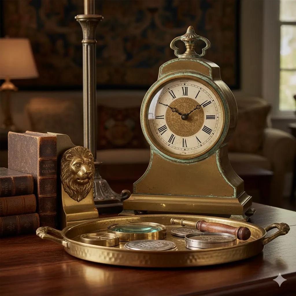 Use Brass or Antique Metals