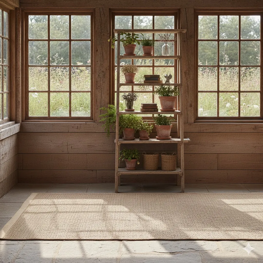 Vintage Ladder Shelves