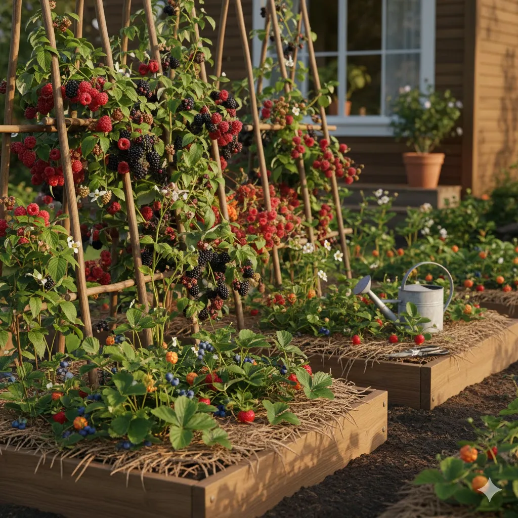 Wild Berry Garden to Grow Berries at Home