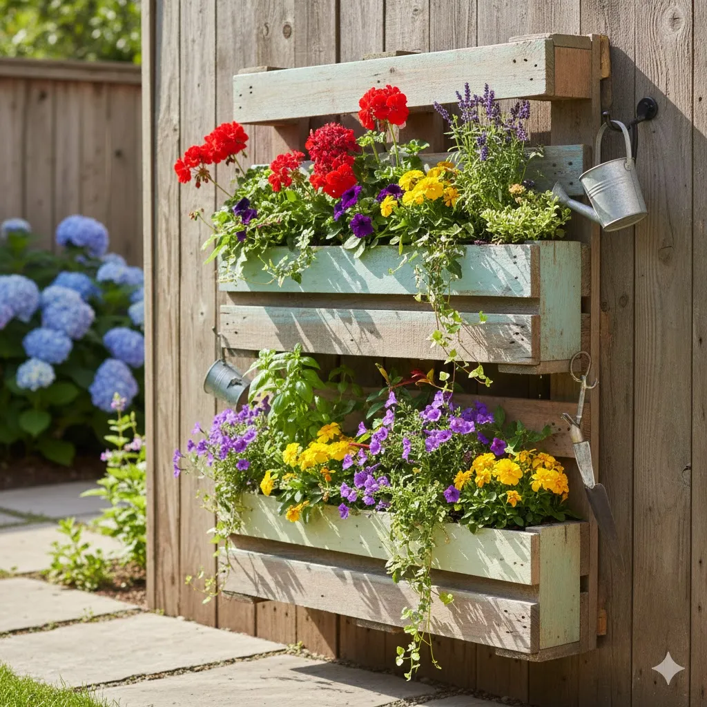 Wooden Pallet Planters