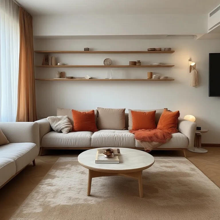 Sleek Modern Living Room