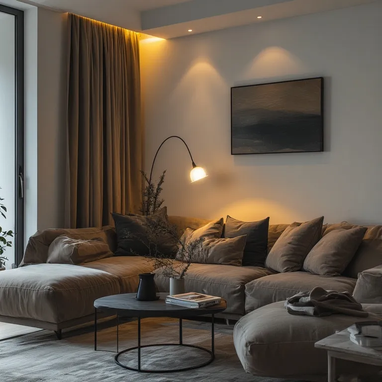 Sleek Modern Living Room