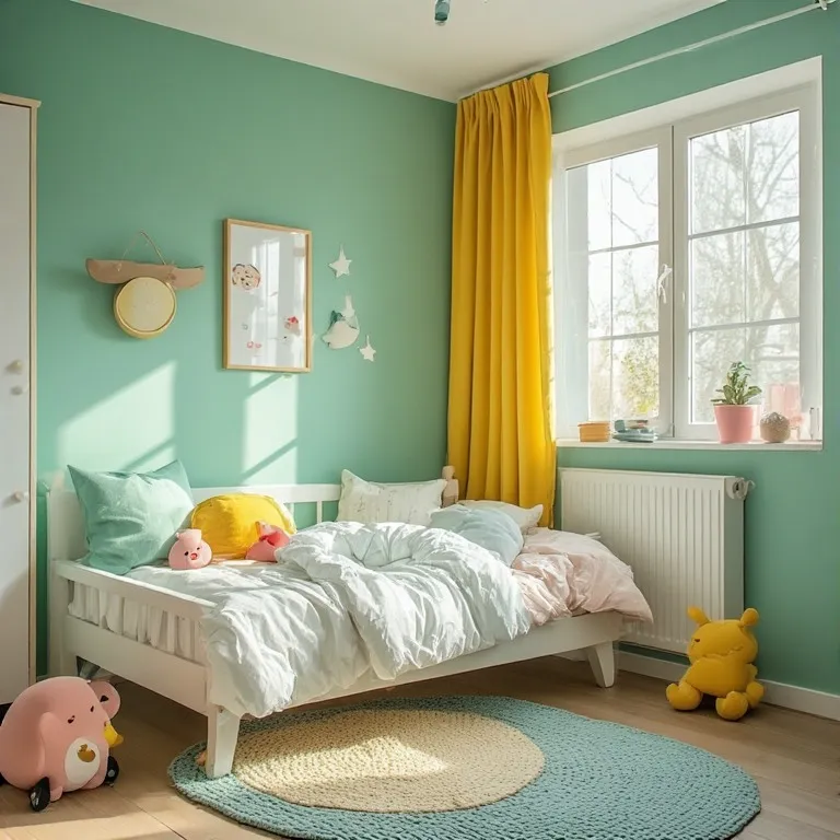 Bright and Playful Kids Bedroom