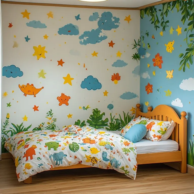 Bright and Playful Kids Bedroom