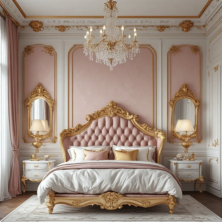 Baroque Pink Royal Bedroom