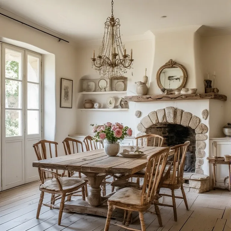 Dining Rooms with Fireplaces