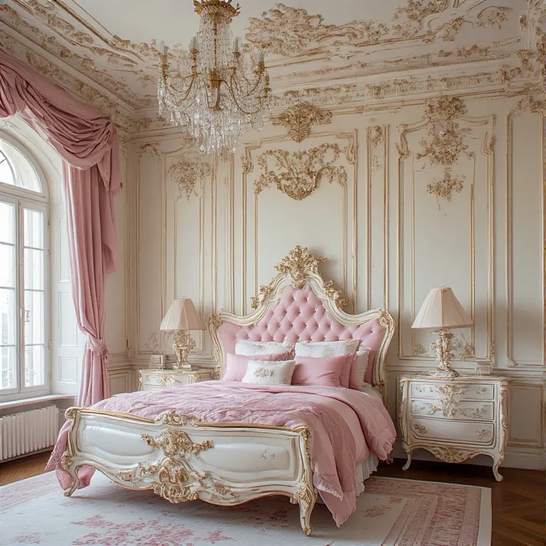 Baroque Pink Royal Bedroom