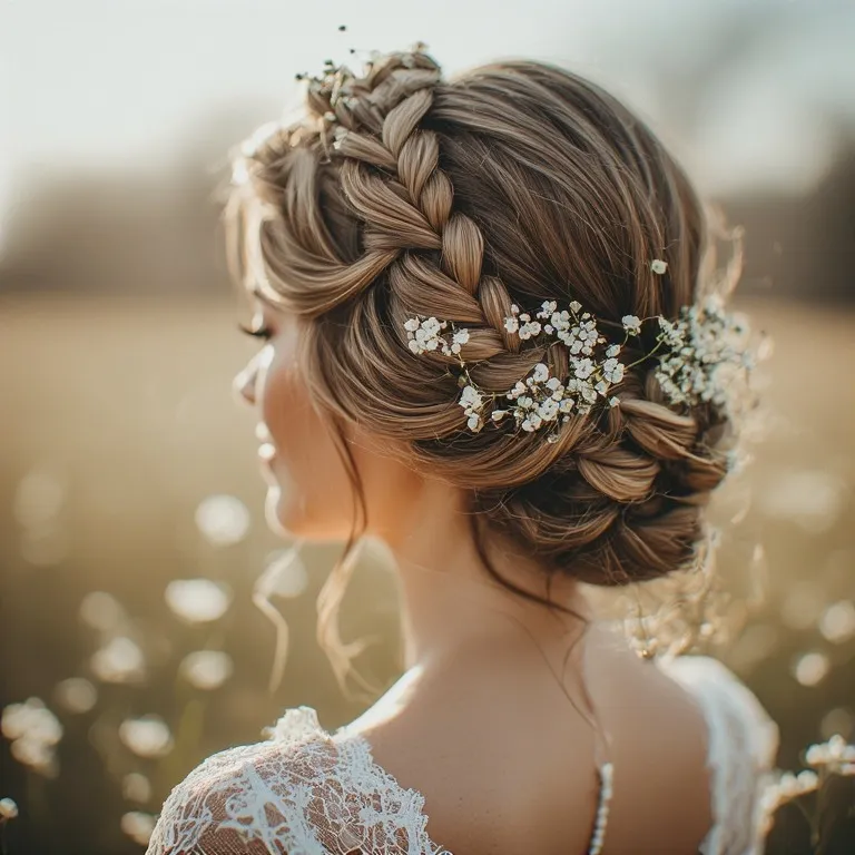Elegant Spring Bridal Hairstyle