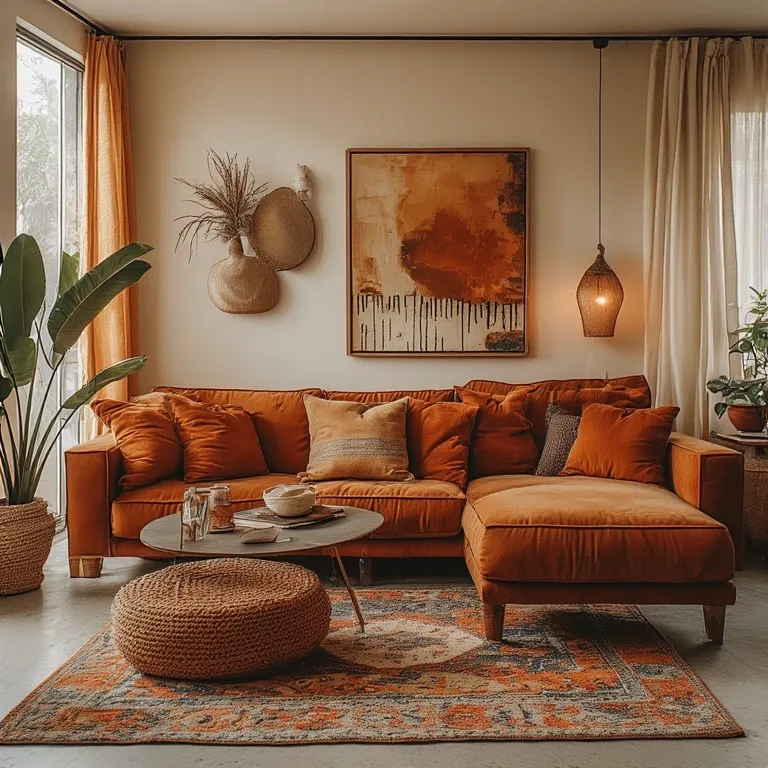 Stunning Afrobohemian Living Room