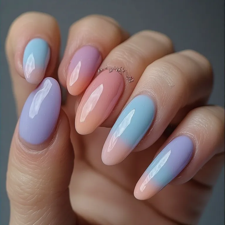 Minimalist Spring Nails Coffin