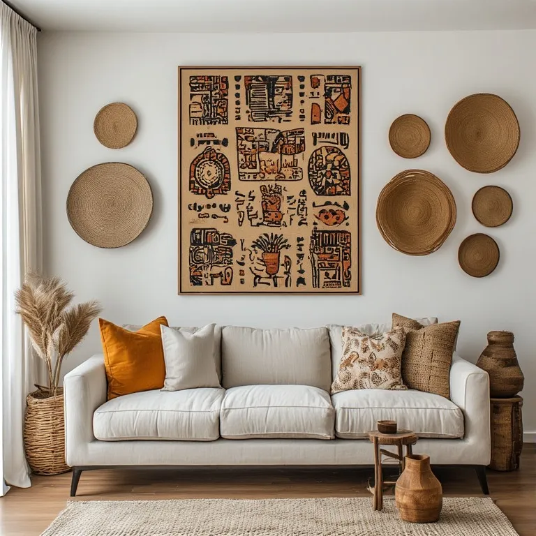 Stunning Afrobohemian Living Room