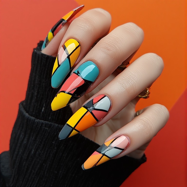 Futuristic Stiletto Nails