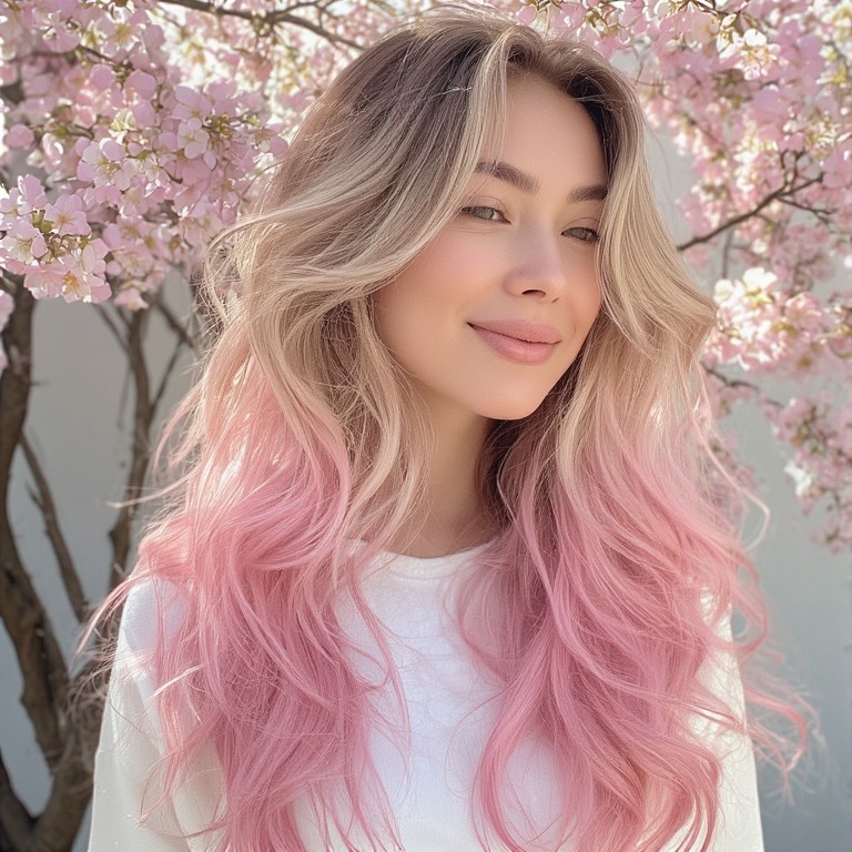 Long Hair Ombre Styles