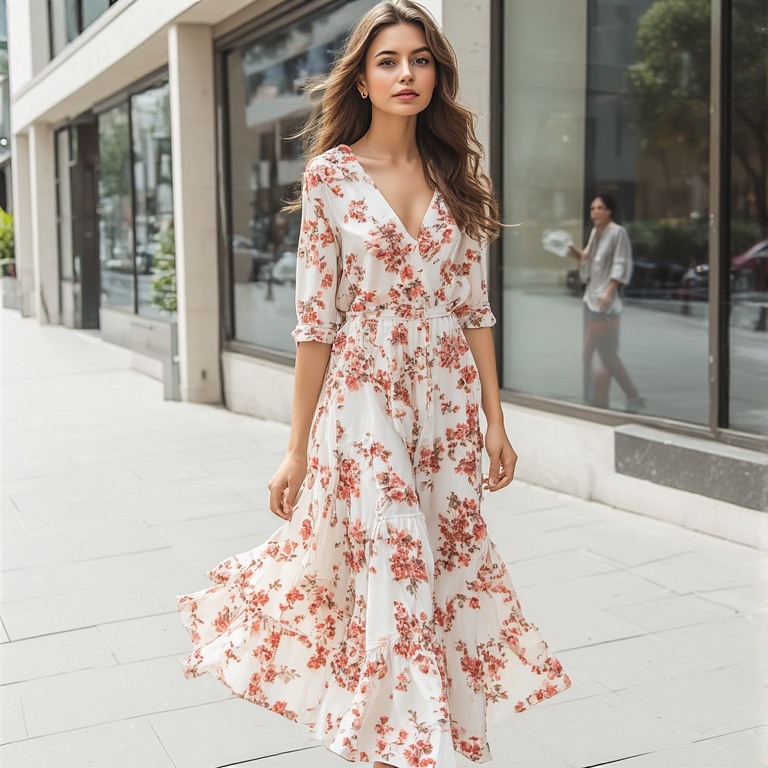 Floral Cotton Dresses