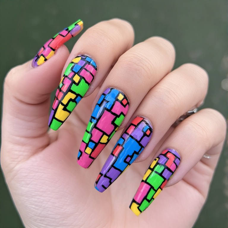 Futuristic Stiletto Nails