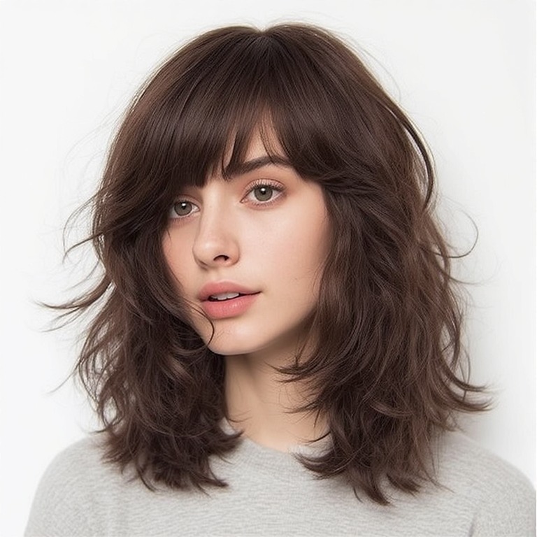 Voluminous Shag Hairstyles