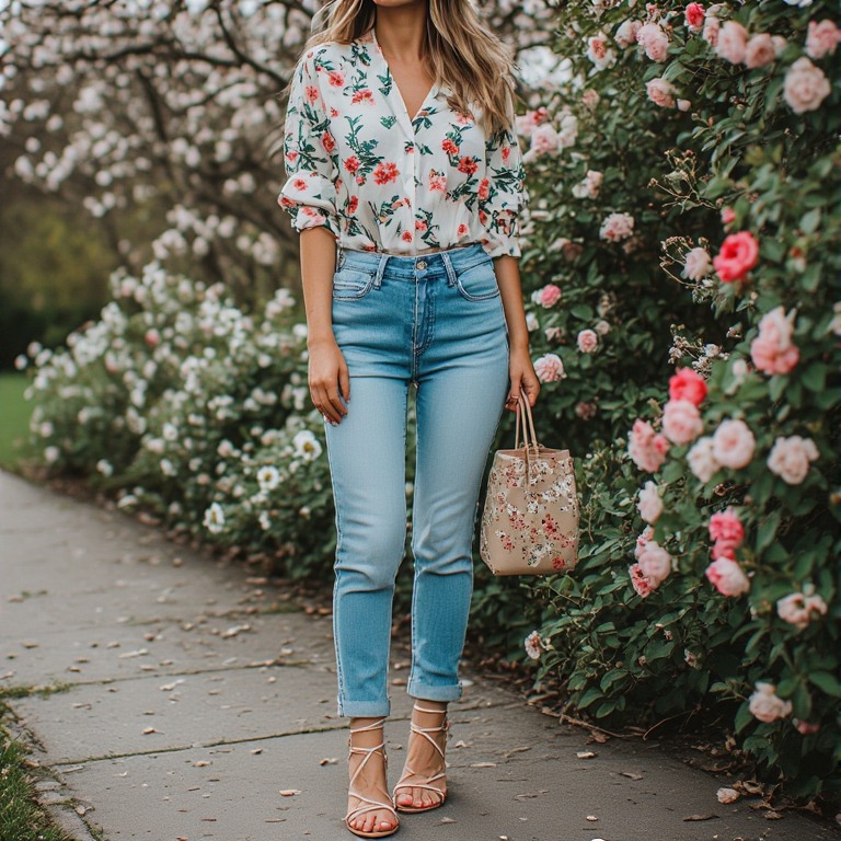 Heels and Jeans Outfit Ideas
