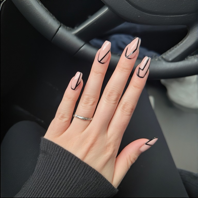 Futuristic Stiletto Nails
