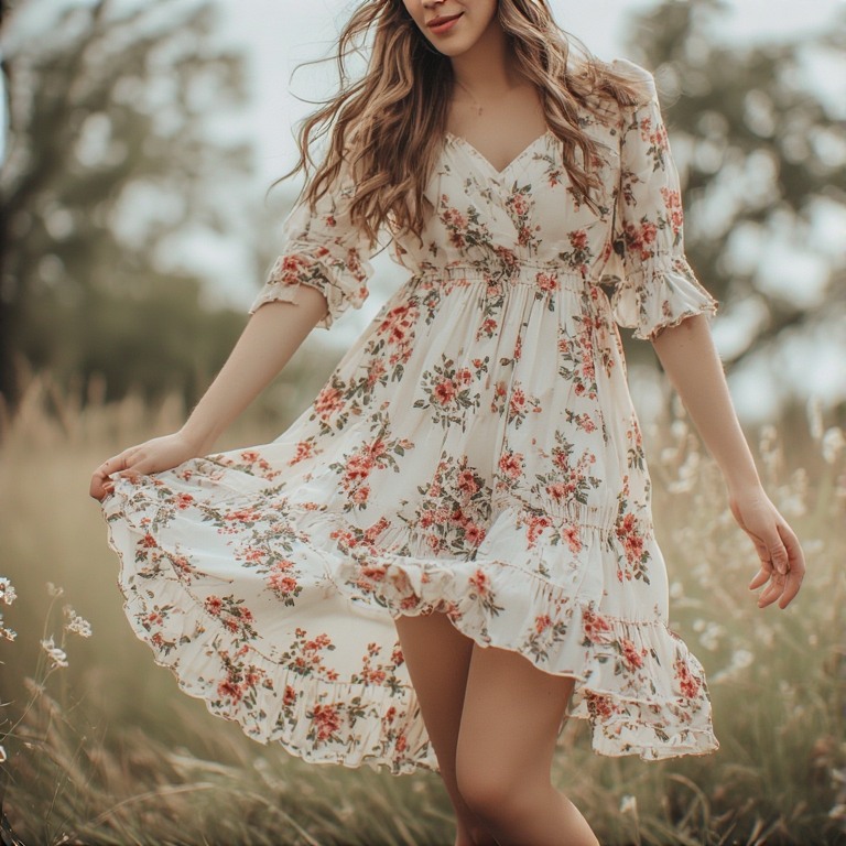 Floral Cotton Dresses
